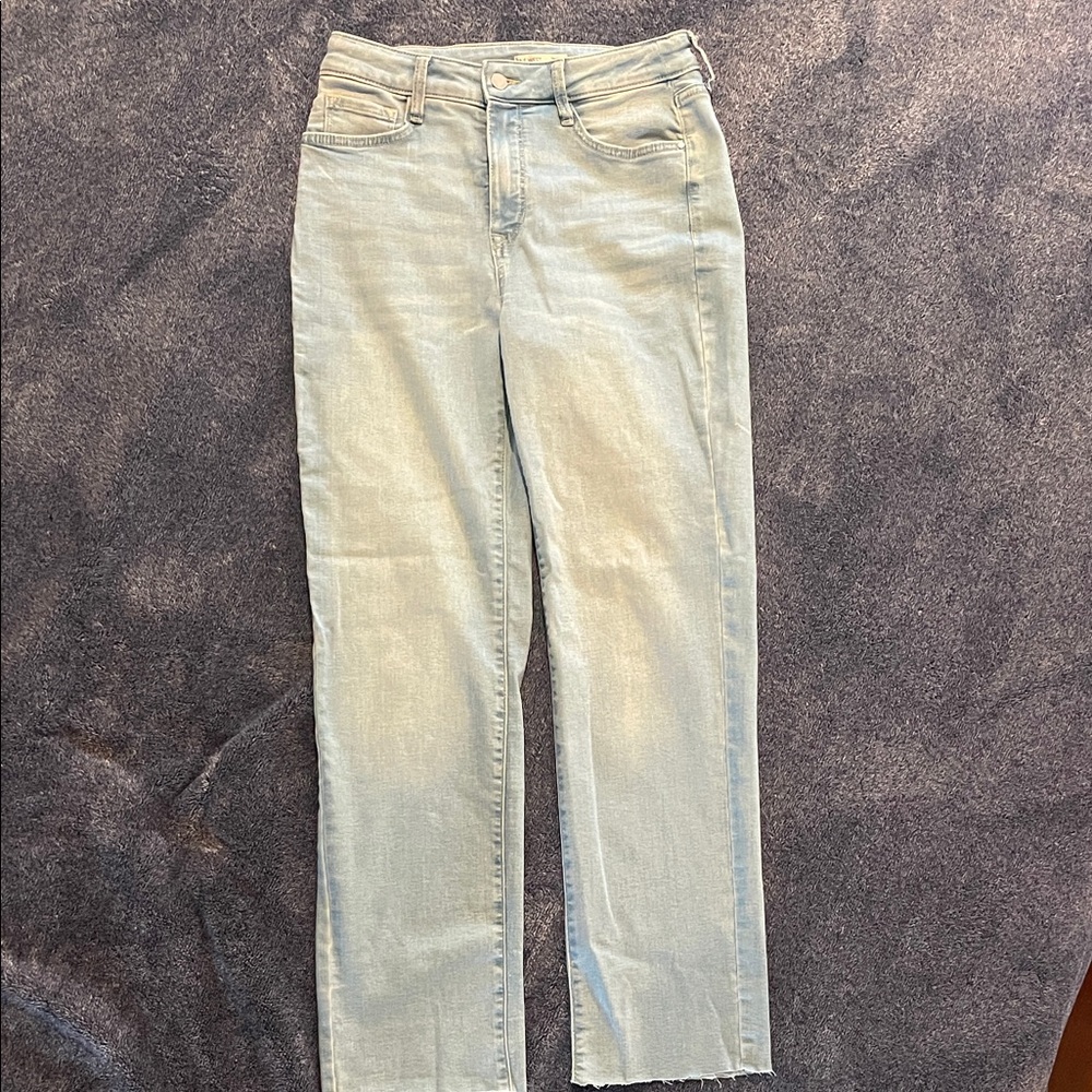 Nine West Light Blue Straight Leg Jeans